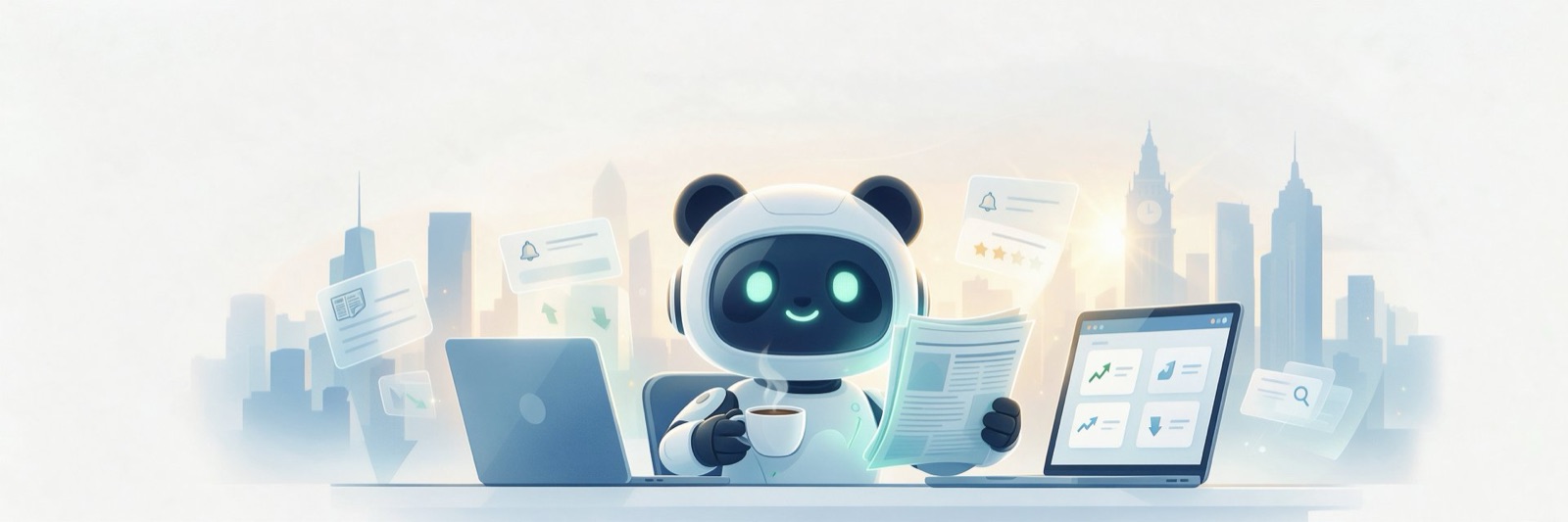 Why reading the morning briefing with coffee and news cards